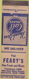 Matchbook Cover - Feary's Restaurant Batavia NY WORN