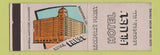 Matchbook Cover - Hotel Faust Rockford IL