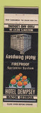 Matchbook Cover - Hotel Dempsey Macon GA