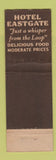 Matchbook Cover - Hotel Eastgate Chicago IL