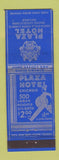 Matchbook Cover - Plaza Hotel Chicago IL Federal