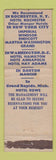 Matchbook Cover - Plaza Hotel Chicago IL Federal