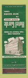 Matchbook Cover - Hotel Garde New Haven CT