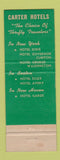 Matchbook Cover - Hotel Garde New Haven CT