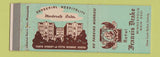 Matchbook Cover - Hotel Francis Drake Minneapolis MN WEAR