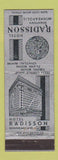 Matchbook Cover - Radisson Hotel Minneapolis MN