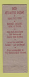 Matchbook Cover - Hotel Martinique New York City