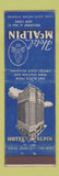 Matchbook Cover - Hotel McAlpin New York City