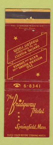 Matchbook Cover - Bridgway Hotel Springfield MA