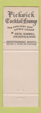 Matchbook Cover - Hotel Kimball Springfield MA WRITING