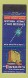 Matchbook Cover - New Bedford Hotel MA #1