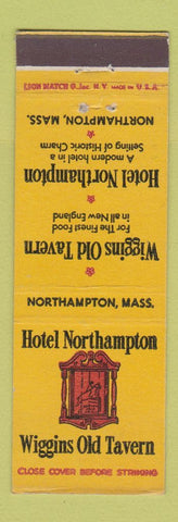 Matchbook Cover - Hotel Northampton Wiggins Old Tavern MA