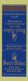 Matchbook Cover - Hotel Tudor New York City