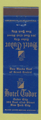 Matchbook Cover - Hotel Tudor New York City