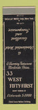 Matchbook Cover - 33 West 51st New York City