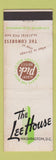 Matchbook Cover - Lee House Hotel Washington DC Albert Pick WEAR