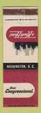 Matchbook Cover - Hotel Congressional Washington DC Knott WEAR