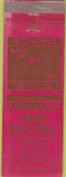 Matchbook Cover - Jarvis Bar Grill McArthur OH