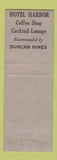 Matchbook Cover - Hotel Harbor Steamboat Springs Colorado
