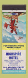 Matchbook Cover - Highspire Hotel PA