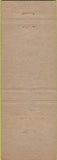 Matchbook Cover - Miracle Bar Columbus OH CREASES