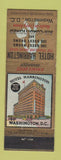 Matchbook Cover - Hotel Harrington Washington DC