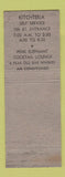 Matchbook Cover - Hotel Harrington Washington DC