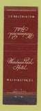 Matchbook Cover - Wardman Park Hotel Washington DC