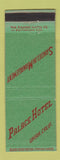 Matchbook Cover - Palace Hotel Ukiah CA Sandelin