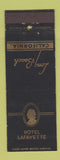 Matchbook Cover - Hotel Lafayette Long Beach CA