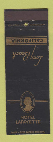 Matchbook Cover - Hotel Lafayette Long Beach CA