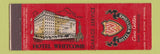 Matchbook Cover - Hotel Whitcomb San Francisco CA feature