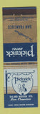 Matchbook Cover - Pickwick Hotel San Francisco CA