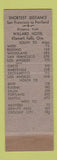 Matchbook Cover - Willard Hotel Grill Klamath Falls OR WEAR
