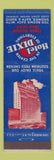 Matchbook Cover - Hotel Dixie New York City
