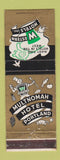 Matchbook Cover - Multnomah Hotel Portland OR