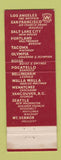 Matchbook Cover - Multnomah Hotel Portland OR