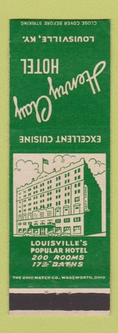 Matchbook Cover - Henry Clay Hotel Louisville KY