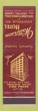Matchbook Cover - Watterson Hotel Louisville KY