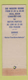 Matchbook Cover - Hotel Linden Indianapolis IN WEAR