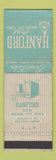 Matchbook Cover - Hanford Hotel Mason City IA WEAR