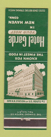 Matchbook Cover - Hotel Garde New Haven CT
