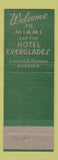 Matchbook Cover - Hotel Everglades Miami FL