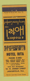 Matchbook Cover - Hotel Rita Jacksonville FL