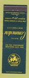 Matchbook Cover - Hotel Commodore New York City