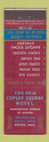 Matchbook Cover - New Copley Square Hotel Boston MA feature