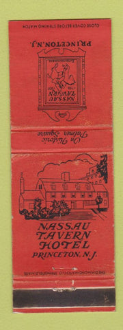 Matchbook Cover - Nassau Tavern Princeton NJ WEAR
