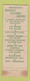 Matchbook Cover - Nassau Tavern Princeton NJ WEAR