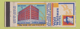 Matchbook Cover - Walt Whitman Hotel Camden NJ WEAR