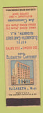 Matchbook Cover - Hotel Elizabeth Carteret Elizabeth NJ